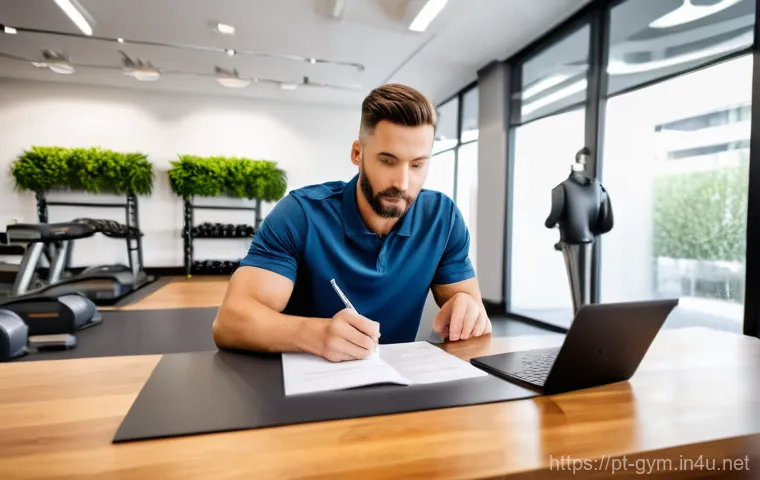 피트니스 경영사와 관련된 법률 지식 - **Prompt: Student Contract Clarity**
A high-resolution, realistic image of a professional and we...